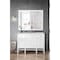 James Martin Vanities Addison 48in Single Vanity, Glossy White w/ 3 CM Eternal Jasmine Pearl Quartz Top E444-V48-GW-3EJP - alternate 3